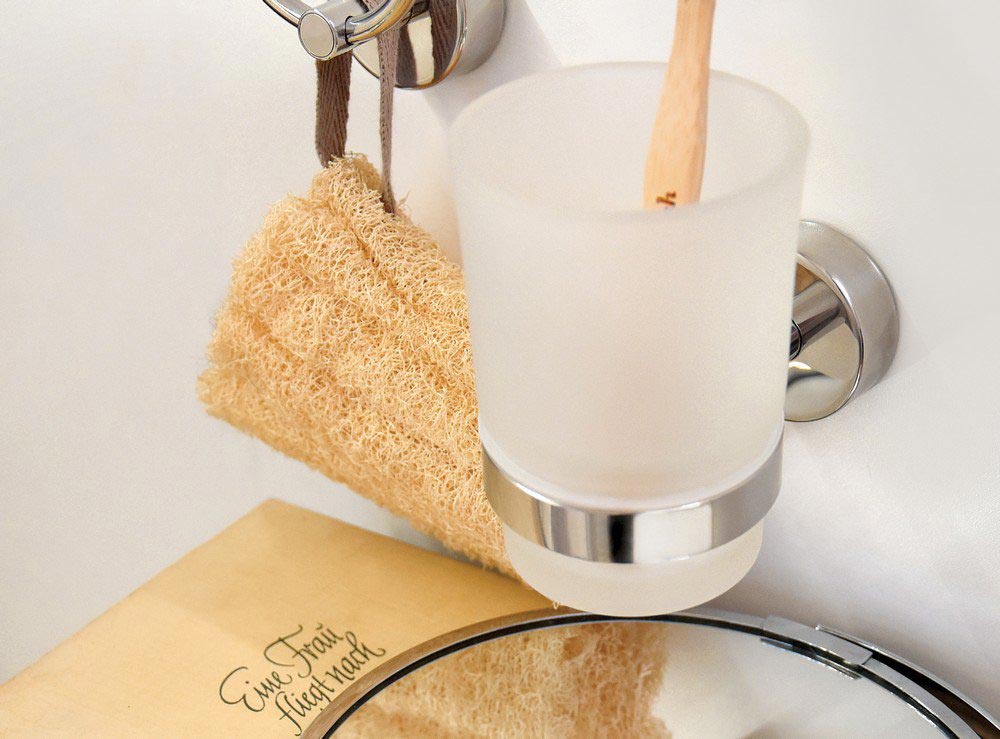 Zahnbürstenhalter Edelstahl zur Wandmontage SLZD12 - Muster