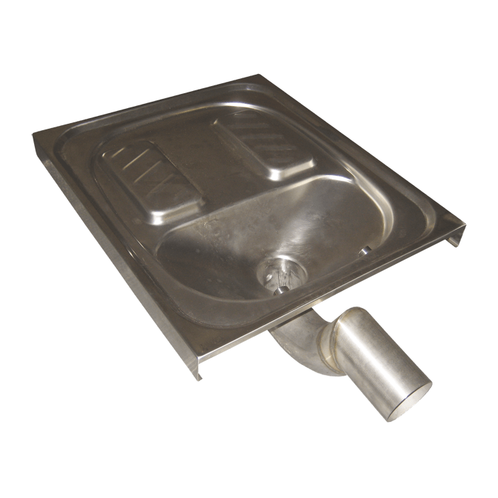 Edelstahl Hock Toilette SLWN07
