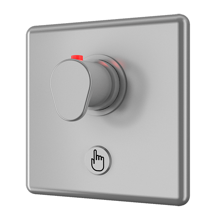 Thermostat Duscharmatur SLZA20PT mit Piezo-Taster