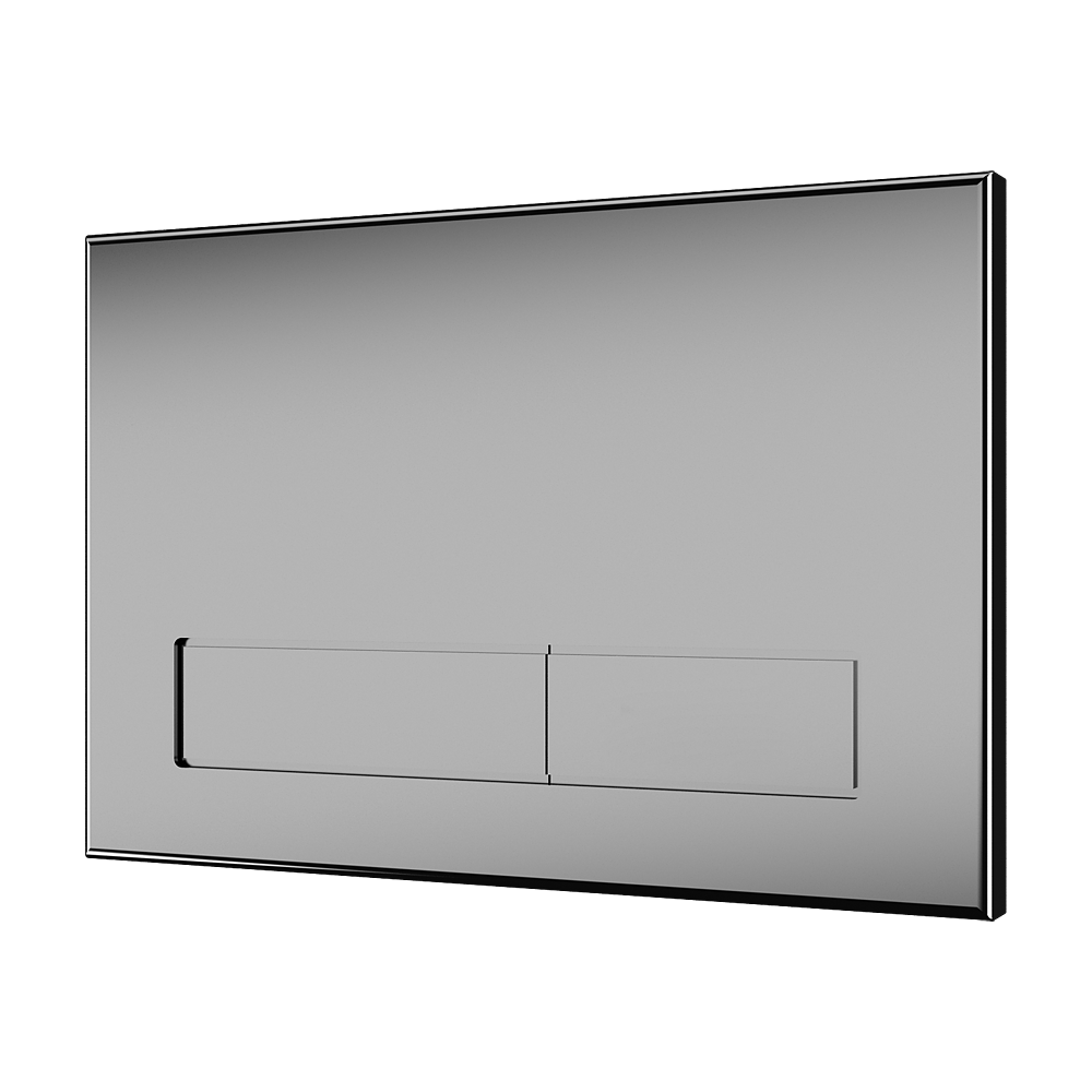 WC Drückerplatte Edelstahl SLW54 2-Mengen-Spülung