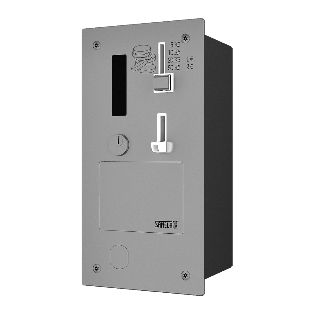 Jeton- und Münzzeitzähler für Türen mit GSM-Modul SLZA40GZ
