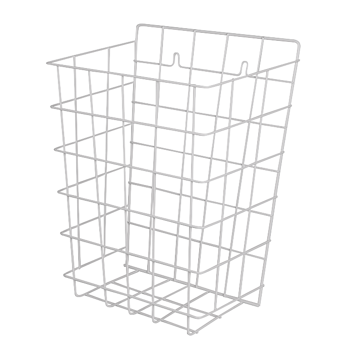 Abfallbehälter Drahtgitter weiß SLZN40