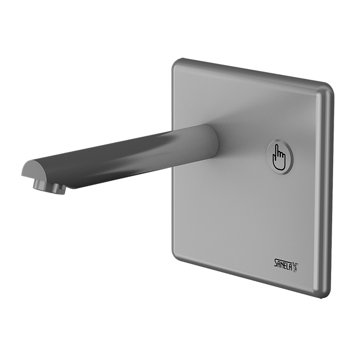 Kaltwasserhahn zur Wandmontage SLU04P17(B) mit Piezo-Elektronik