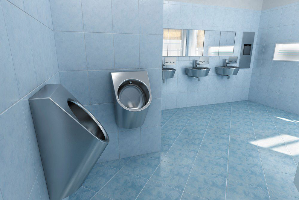 Urinale Edelstahl vandalensicher SLPN07 Beispiel 01