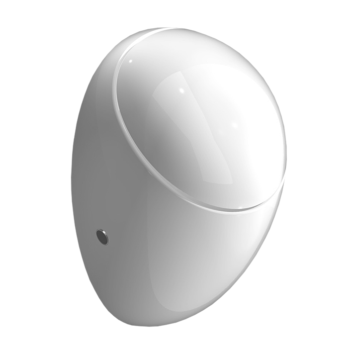 Alessi Keramik Urinal mit Deckel und Radar Spülung SLP24R - 24 V Betrieb mit externem Netzteil