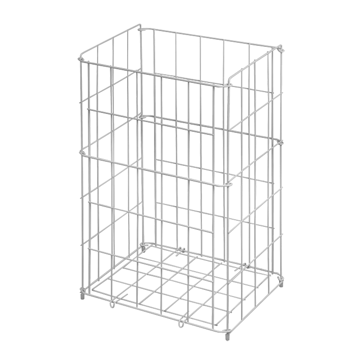 Abfallbehälter Drahtgitter weiß SLZN42