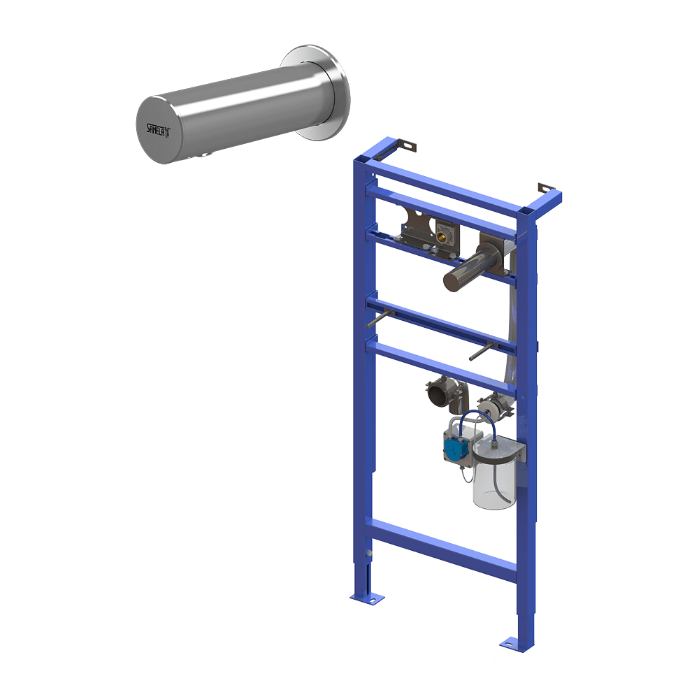Wandseifenspender Edelstahl mit Vorwandelement SLZN83ER