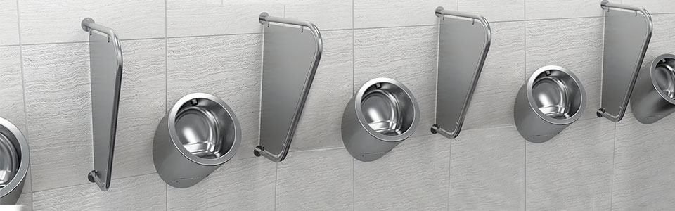 Urinal Trennwand kaufen im Sanitaerbedarf Onlineshop von SANELA
