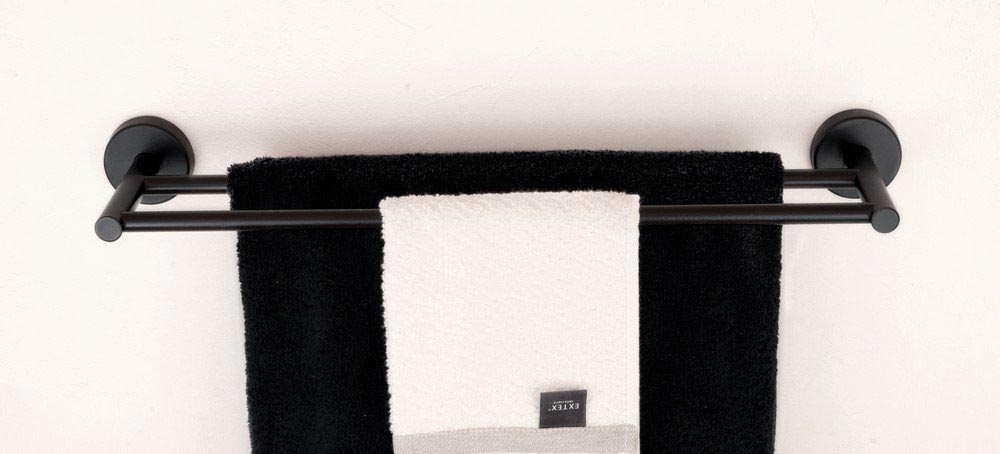 Edelstahl Handtuchhalter schwarz SLZN11N - Muster