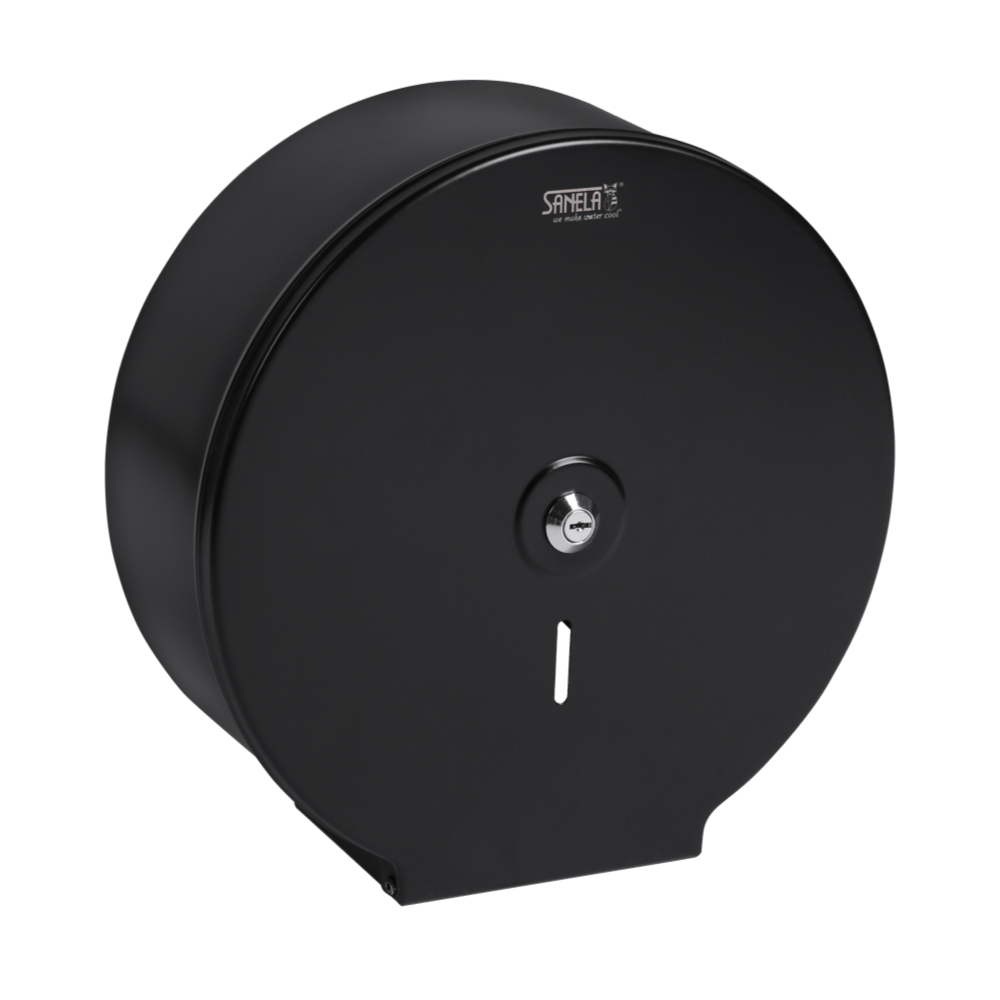 Edelstahl Toilettenpapierhalter schwarz SLZN37V für Großrollen