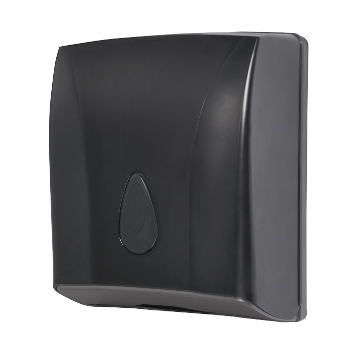 Kunststoff Papierhandtuchspender schwarz SLDN03N