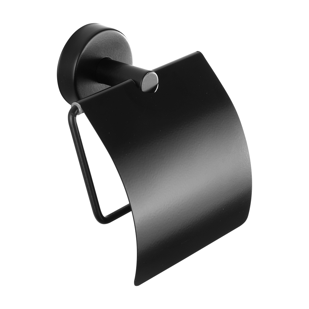 Edelstahl Toilettenpapierhalter schwarz SLZN09N