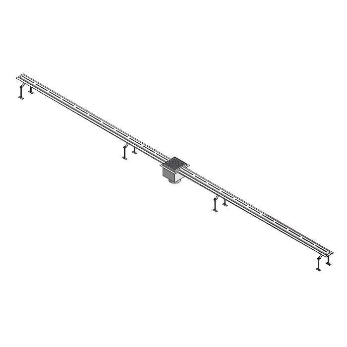 Bodenablaufrinne Edelstahl SLKN01L